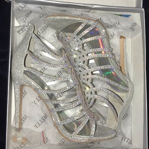 Silver High Heels (new)